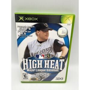High Heat Major League Baseball 2004 (Microsoft Xbox, 2003) CIB TESTED
